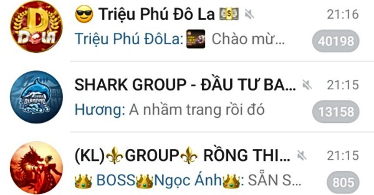 Vào mục nôi dung tin nhắn-