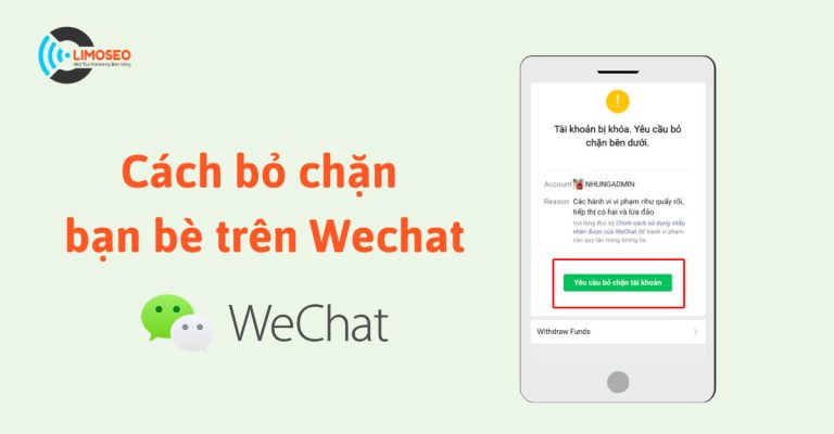 Cách bỏ chặn bạn bè trên Wechat
