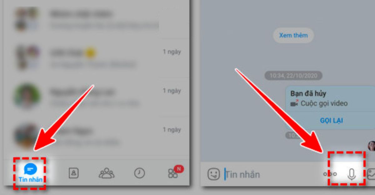 Cách gửi bản ghi âm bằng tin nhắn thoại Zalo trên Android