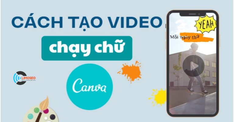 Cách làm video chạy chữ trên Canva đơn giản Limoseo