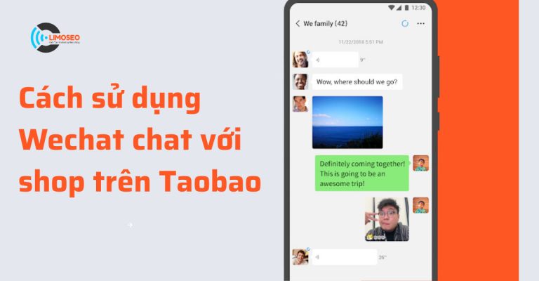 Cách sử dụng Wechat chat với shop trên Taobao