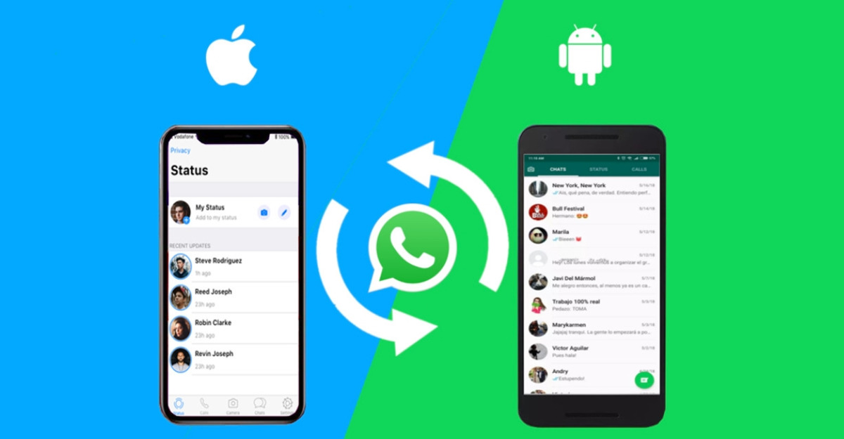 Chuyển tin nhắn Whatsapp từ android sang ios