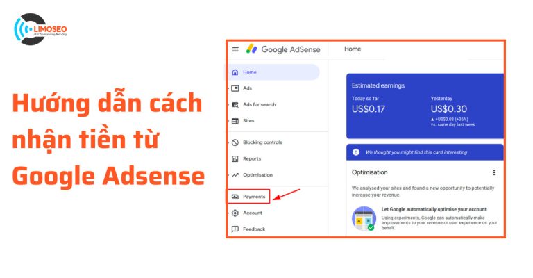 Hướng dẫn cách nhận tiền từ Google Adsense