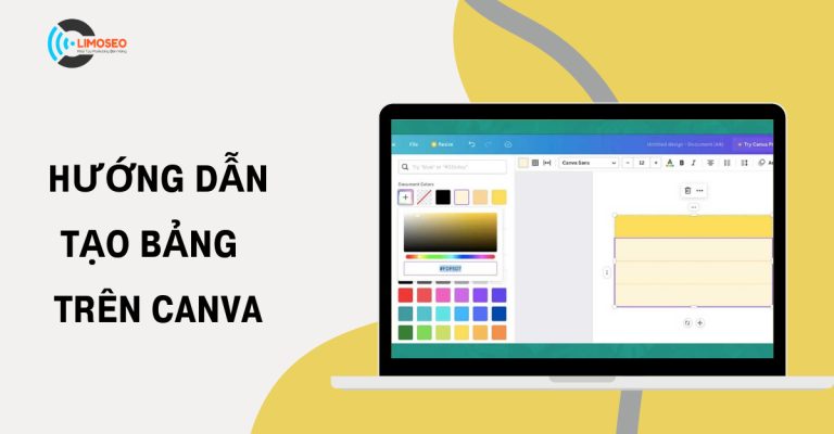 Những cách tạo bảng trong canva đơn giản Limoseo