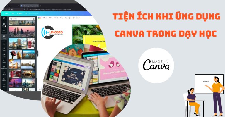 Tiện ích khi ứng dụng Canva trong dạy học Limoseo