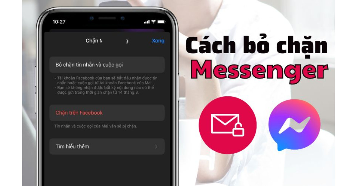 Tùy chọn bỏ chặn tin nhắn