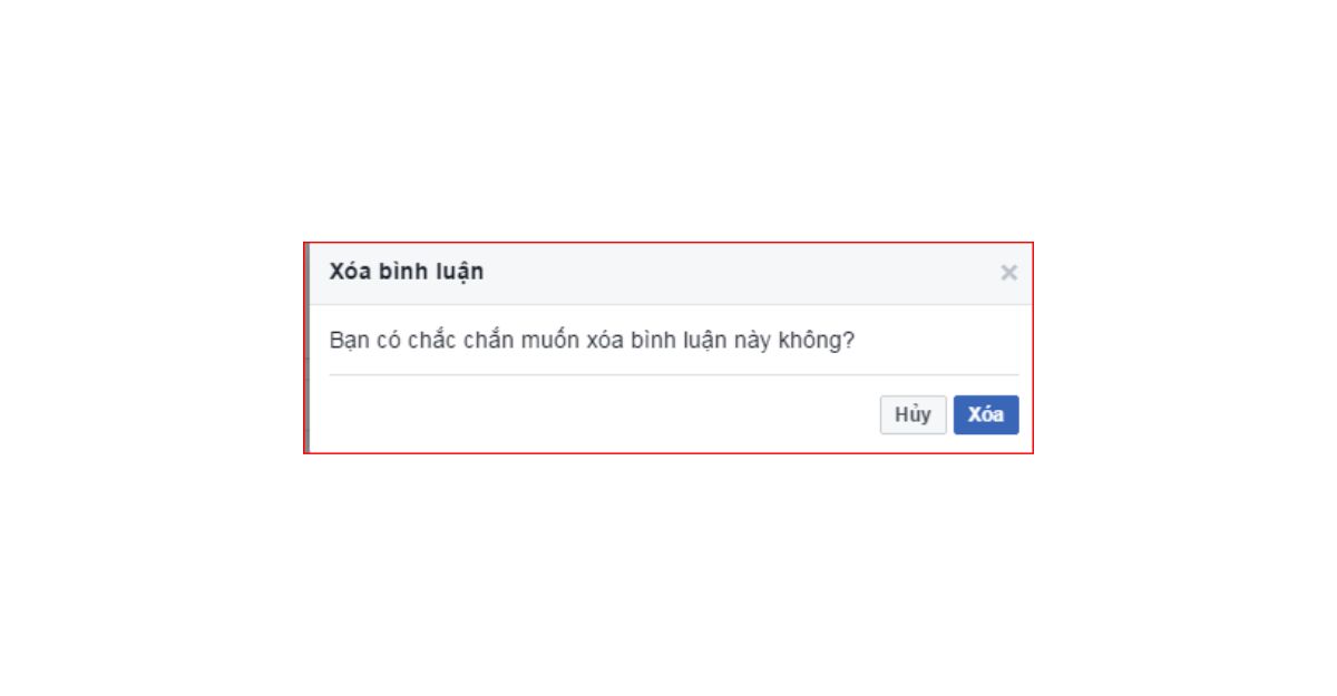 Vì sao cần xóa bình luận trên Facebook