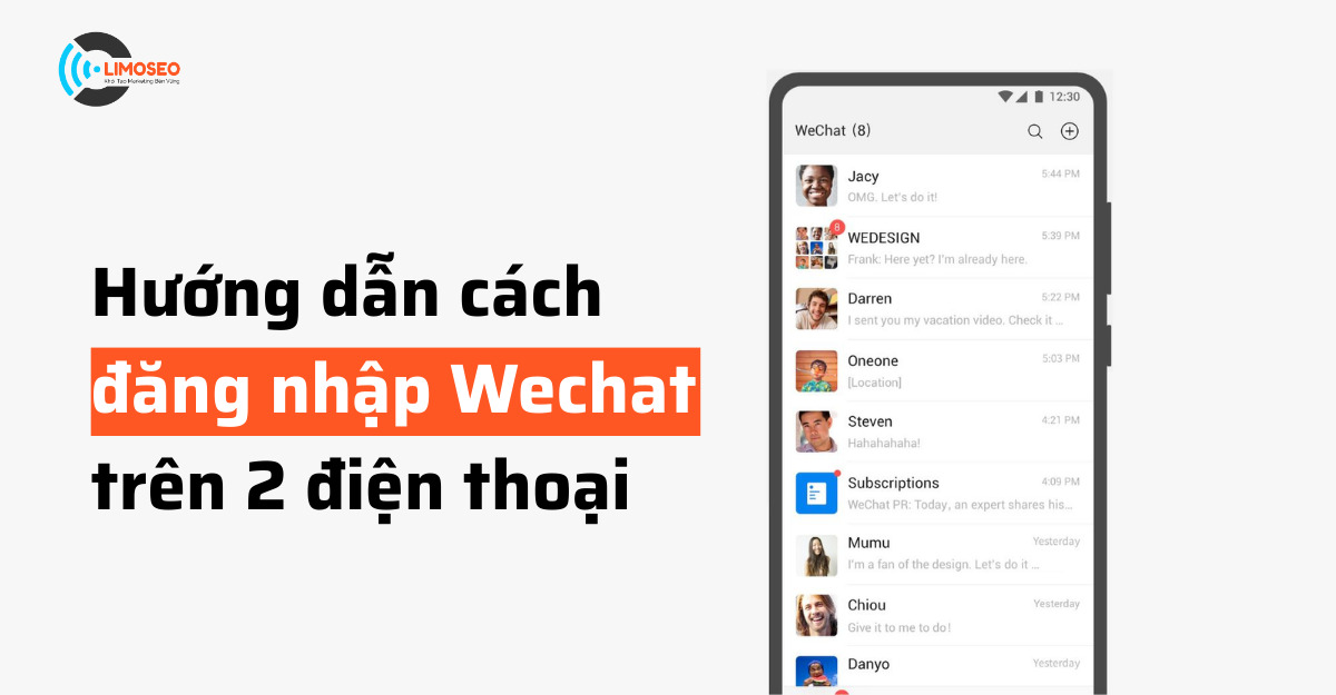 cách đăng nhập Wechat trên 2 điện thoại