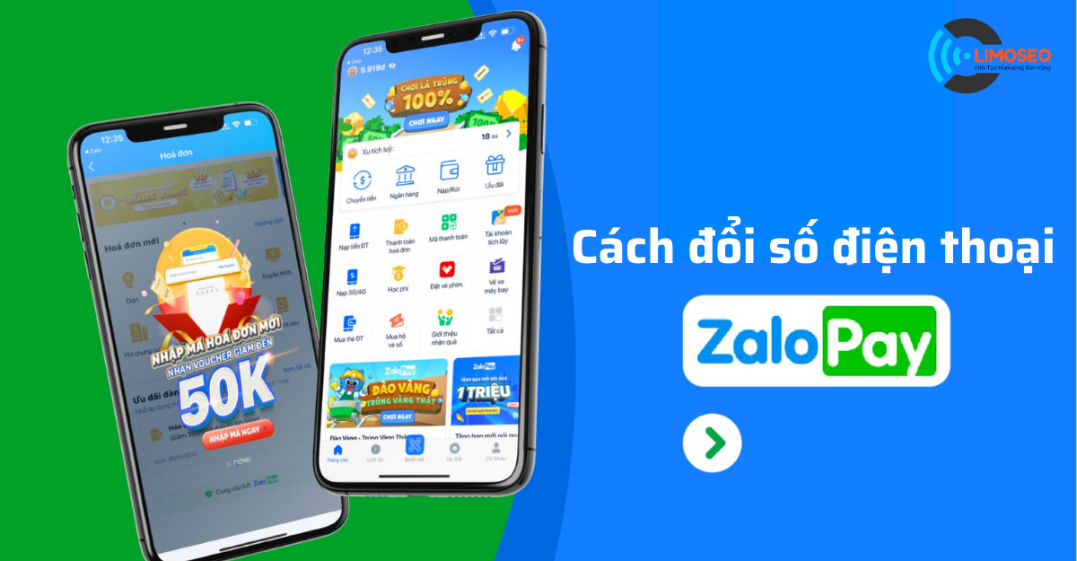 cách đổi số điện thoại Zalo Pay
