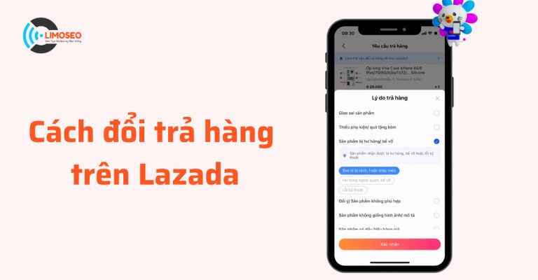 cách đổi trả hàng trên Lazada