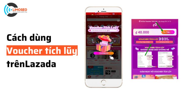 cách dùng voucher tích lũy Lazada