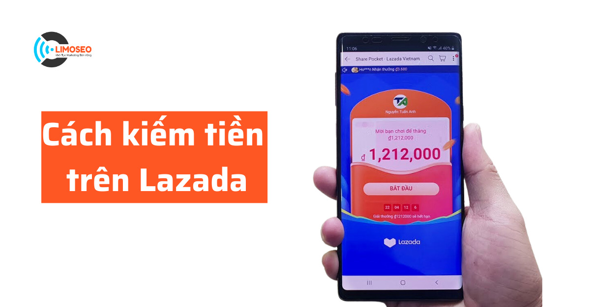 cách kiếm tiền trên Lazada