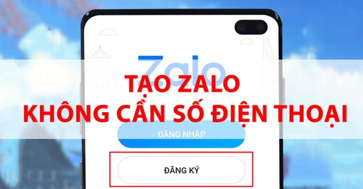 Cách lập tài khoản zalo không cần số điện thoại qua Gmail