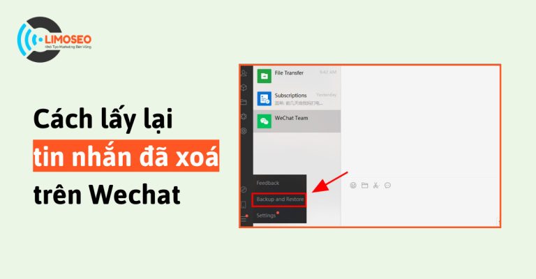 cách lấy lại tin nhắn đã xoá trên Wechat