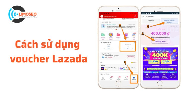 cách sử dụng voucher Lazada