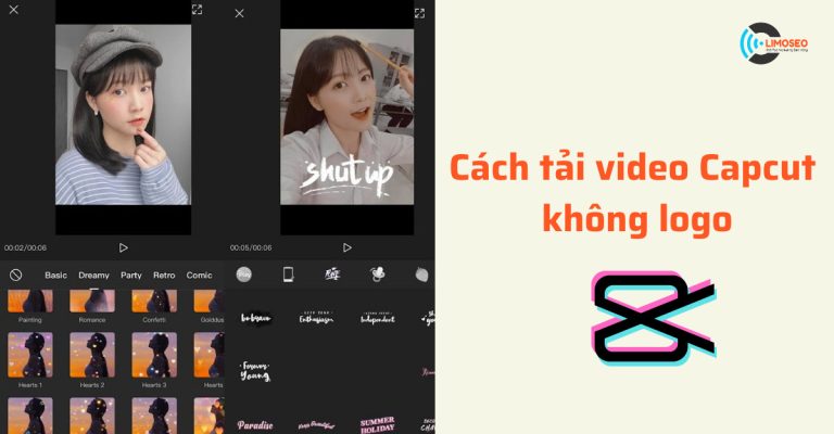 cách tải video Capcut không logo