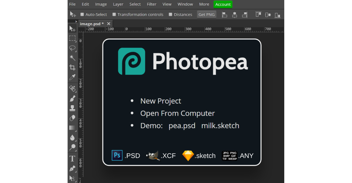 Làm mờ ảnh trực tuyến bằng Photoshop Online