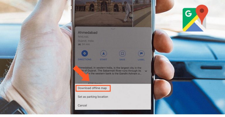 sử dụng Google Maps offline