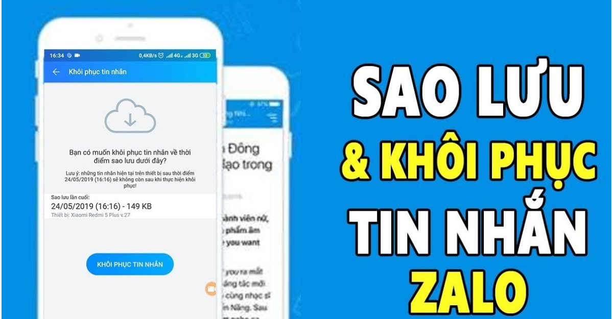 Cách khôi phục tin nhắn Zalo đã bị xóa trên iPhone đã sao lưu