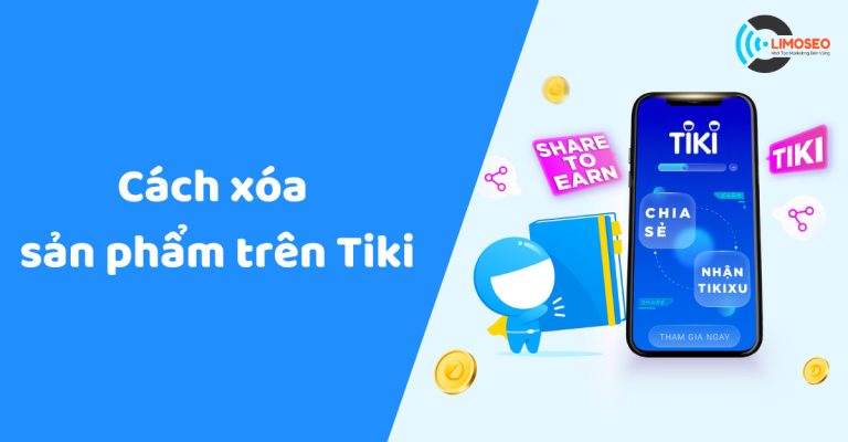Cách xóa sản phẩm trên tiki