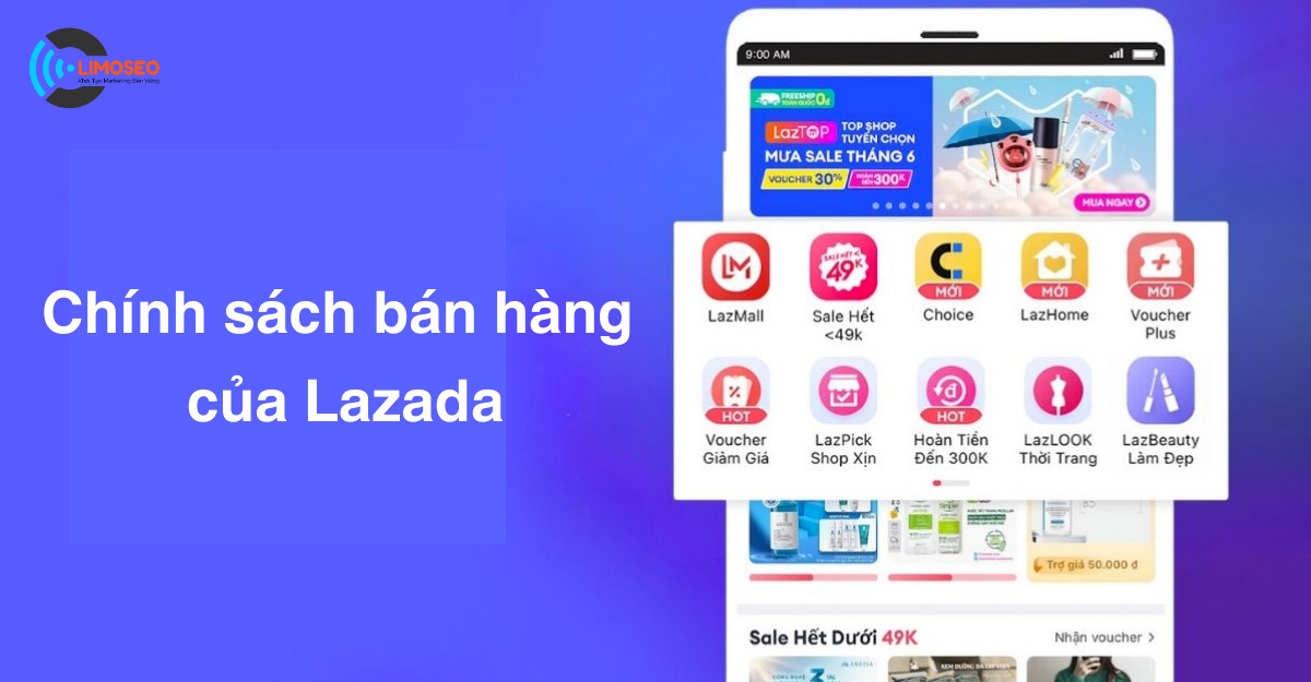 Chính sách bán hàng của Lazada