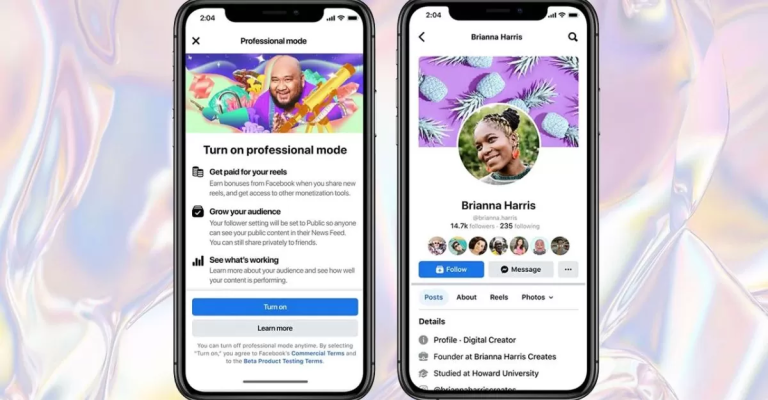 cách bật chế độ chuyên nghiệp facebook