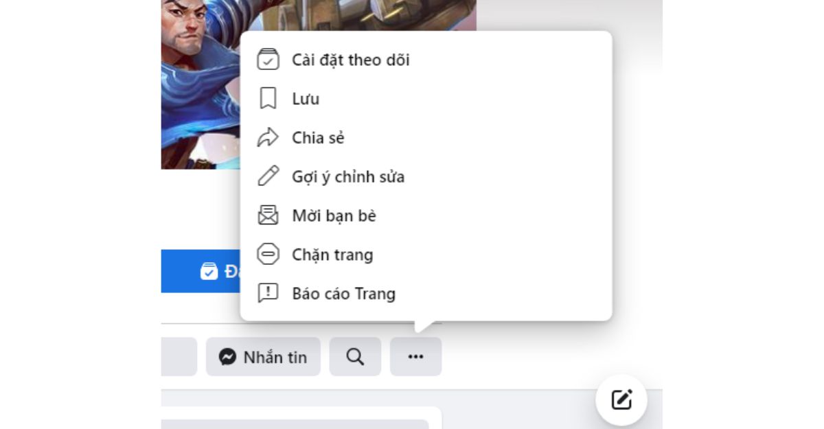 Cách chặn trang Fanpage trên Facebook bằng máy tính