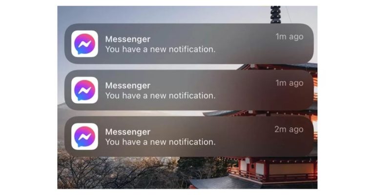cách hiển thị tin nhắn messenger trên màn hình của iphone
