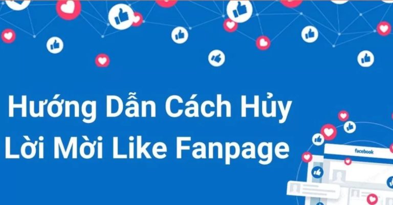 cách hủy lời mời like fanpage limoseo