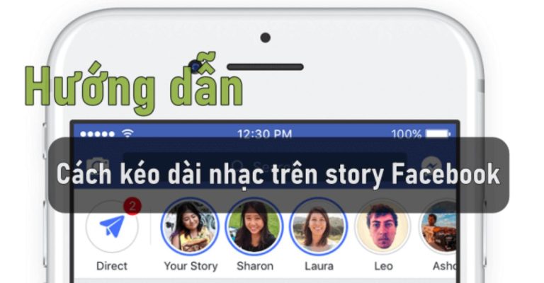 cách kéo dài âm nhạc trên story facebook