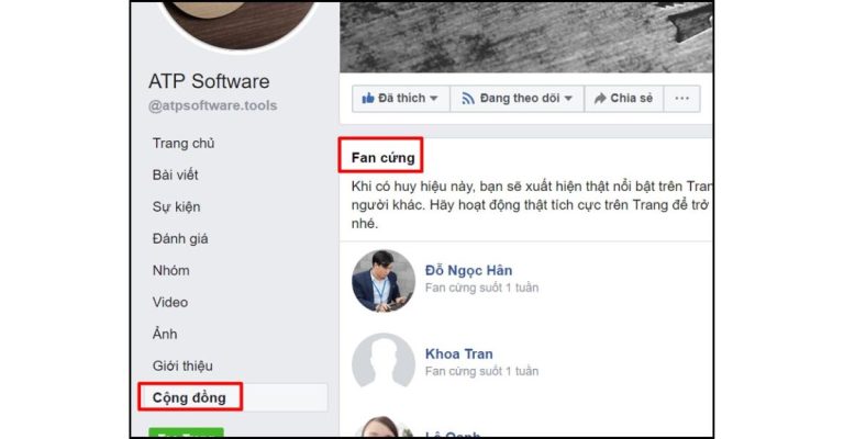 cách kích hoạt huy hiệu fan cứng cho fanpage facebook