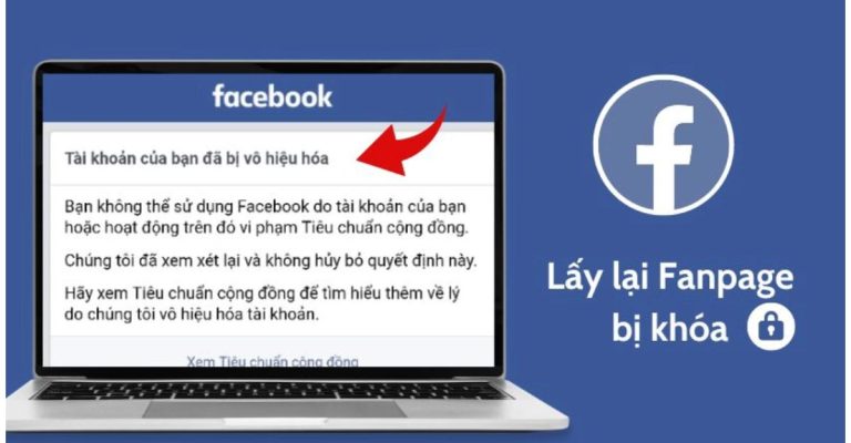 cách mở khóa fanpage trên facebook
