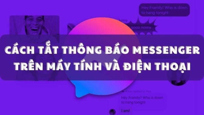 cách tắt thông báo Messenger trên máy tính