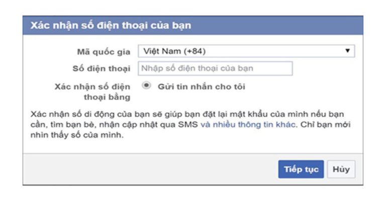 cách thêm số điện thoại vào fanpage