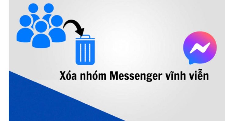 cách xóa nhóm trên messenger