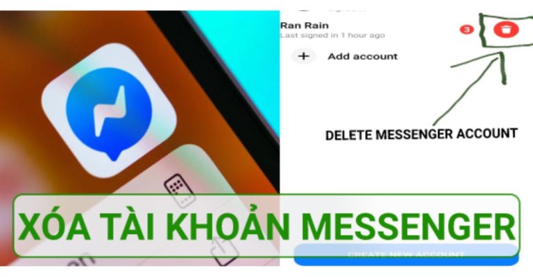 cách xóa tài khoản messenger