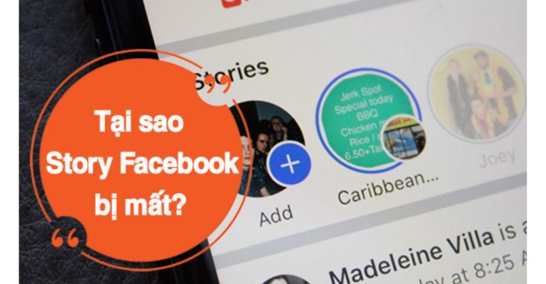 facebook bị mất story