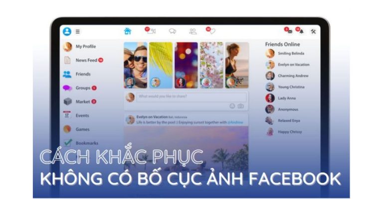 Facebook không hiện bố cục ảnh