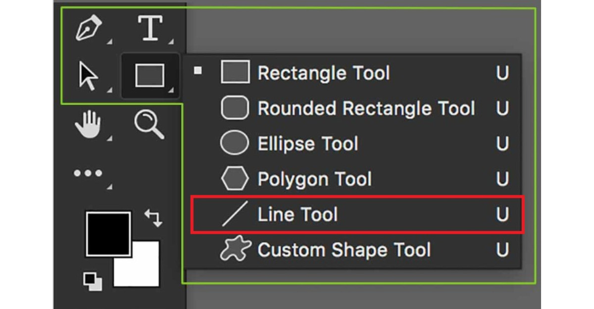 Hướng dẫn cách vẽ mũi tên trong Photoshop bằng Line Tool