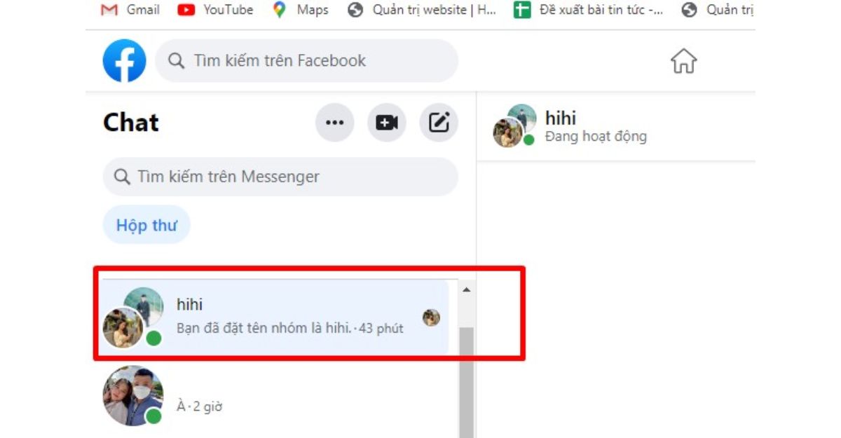 Hướng dẫn cách xóa nhóm Messenger trên máy tính