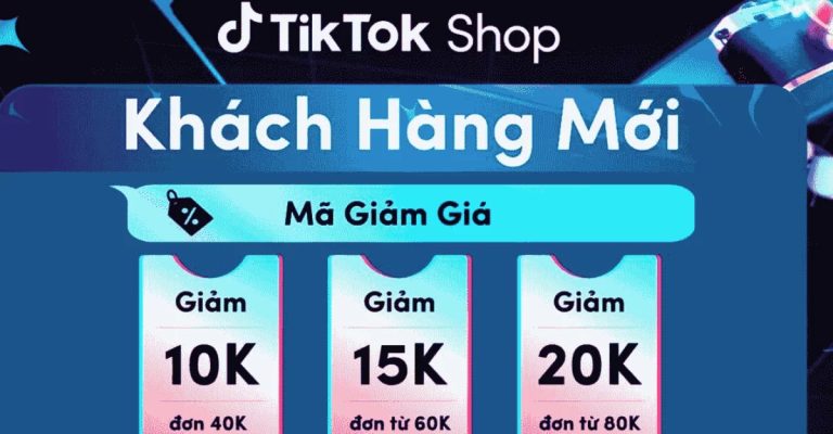 mã giảm giá tiktok cho đơn hàng đầu tiên
