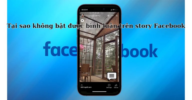 tại sao không bật được bình luận trên story facebook