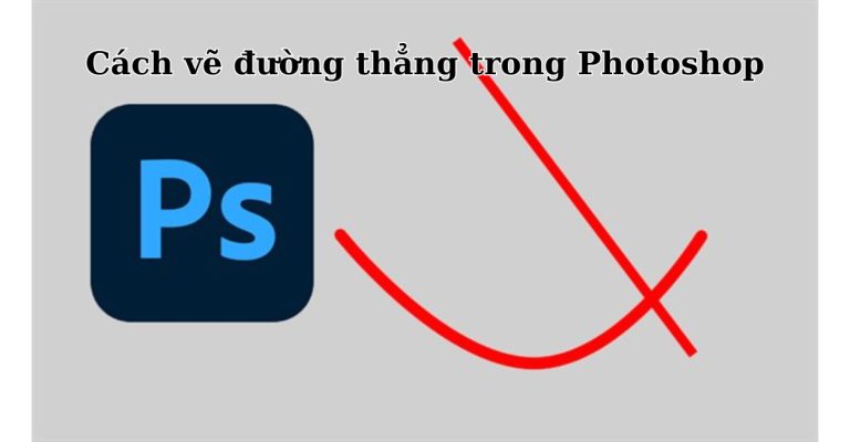 vẽ đường thẳng trong Photoshop
