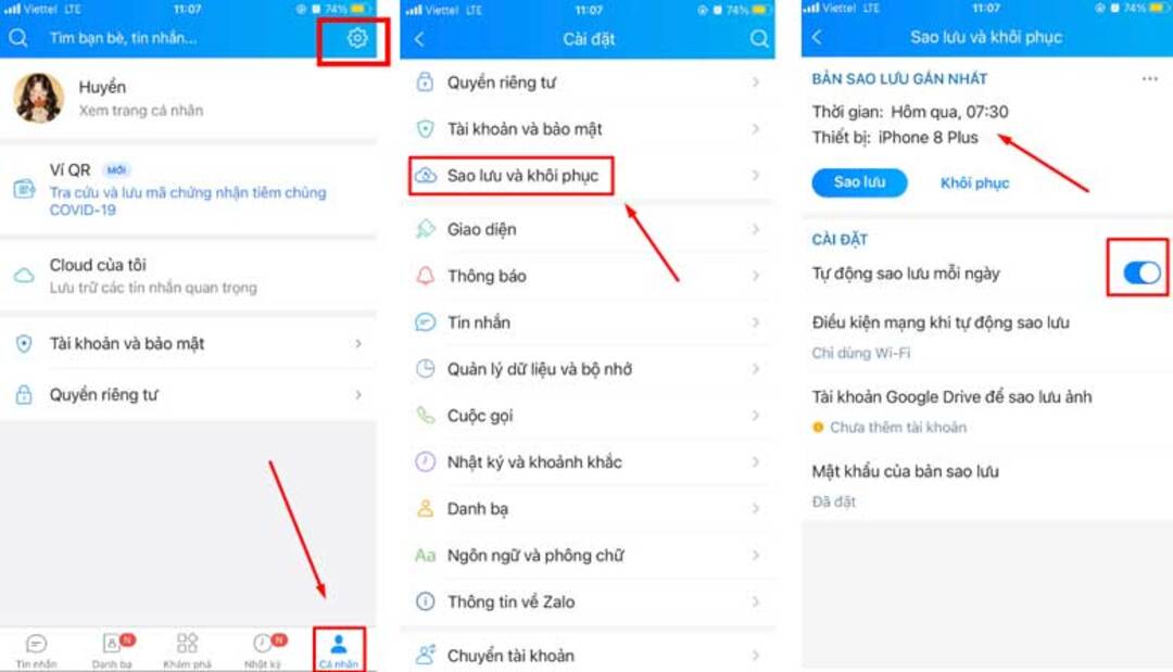 Cách lấy lại tin nhắn Zalo khi đổi điện thoại