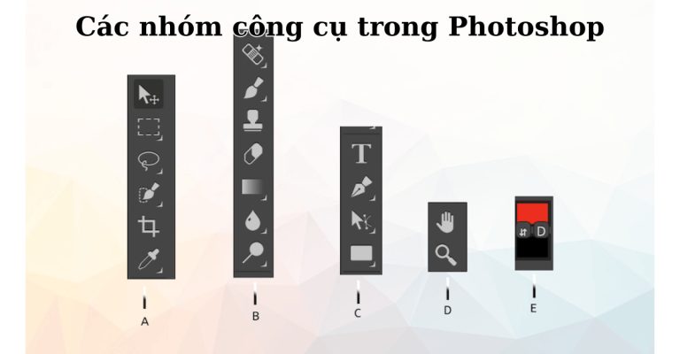 các công cụ trong Photoshop