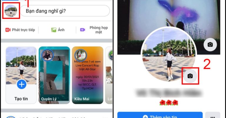 cách bỏ khung avatar facebook