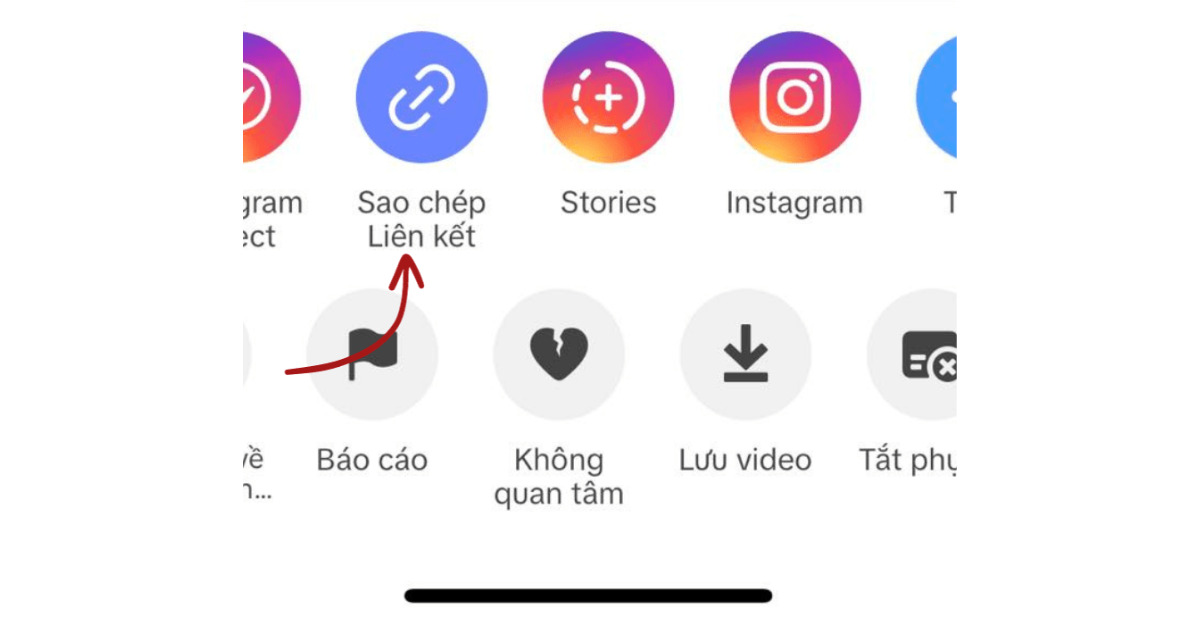 Cách chia sẻ video Tiktok lên Facebook bằng cách dán liên kết