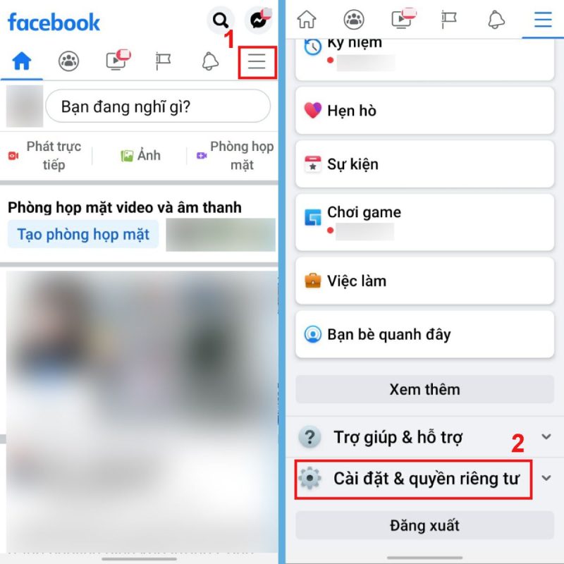 cách đổi tên trang cá nhân facebook trên android