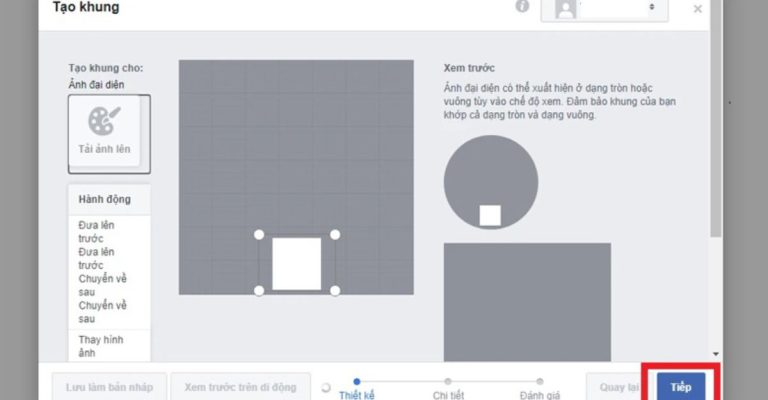 cách tạo khung avatar facebook