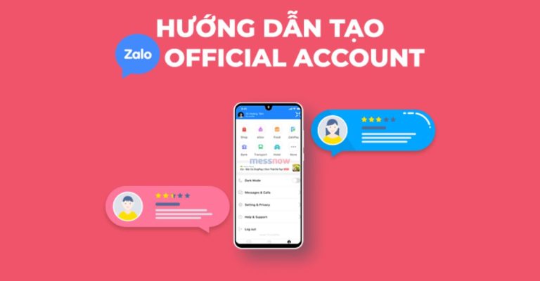 cách tạo tài khoản và đăng ký zalo official account